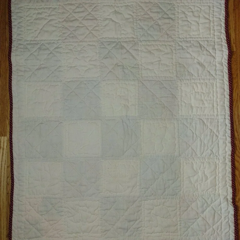 New hand made hand made beautiful lap quilt, wall hanging or baby quilt